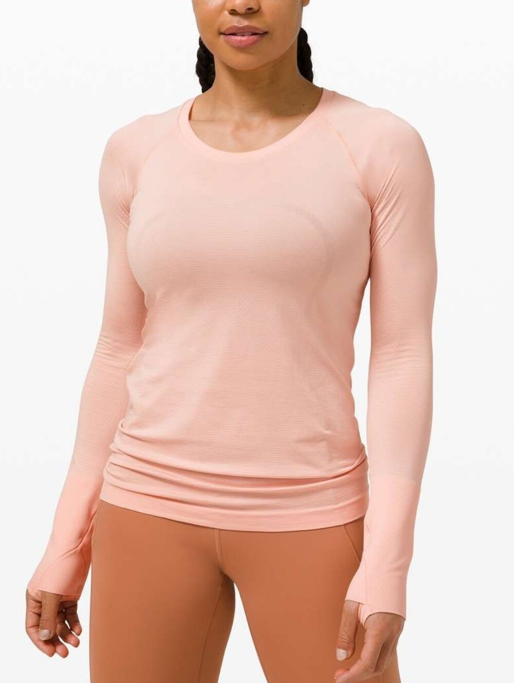 Lululemon Swiftly Tech Long Sleeve Crew Hip Length Size 16
